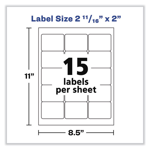 Picture of Laser/Inkjet 3.5" Diskette Labels, White, 375/Pack