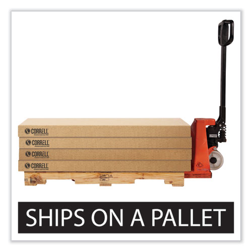 Picture of Height Adjustable Activity Tables, Round, 60" x 19" to 29", Gray Granite Top, Gray Legs, 4/Pallet