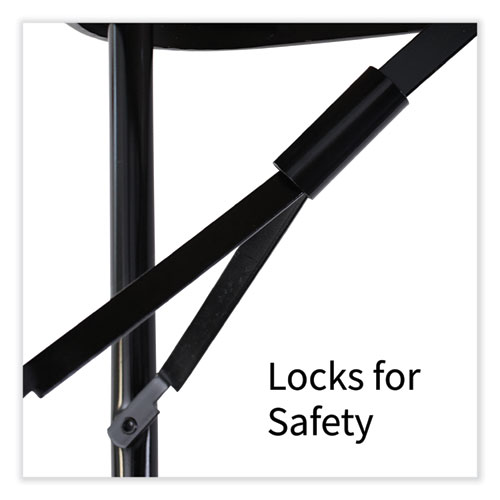 Picture of Adjustable Folding Tables, Rectangular, 60" x 30" x 22" to 32", Blue Top, Black Legs, 4/Pallet