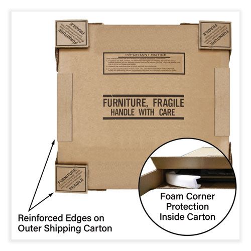 Picture of Adjustable Activity Tables, Square, 48" x 48" x 19" to 29", Medium Oak Top, Silver Legs, 4/Pallet