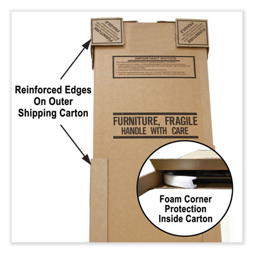 Picture of Markerboard Activity Tables, Rectangular, 60" x 30" x 19" to 29", White Top, Black Legs, 4/Pallet