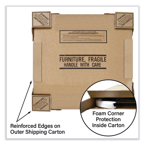 Picture of Height Adjustable Activity Tables, Round, 60" x 19" to 29", Medium Oak Top, Gray Legs, 4/Pallet