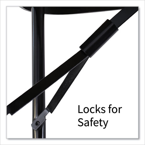 Picture of Adjustable Folding Tables, Rectangular, 60" x 30" x 22" to 32", Red Top, Black Legs, 4/Pallet