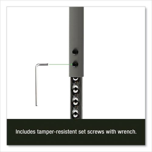 Picture of Height Adjustable Activity Tables, Round, 60" x 19" to 29", Medium Oak Top, Gray Legs, 4/Pallet