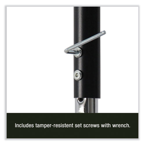 Picture of Adjustable Activity Tables, Kidney Shaped, 72" x 48" x 19" to 29", Gray Top, Black Legs, 4/Pallet