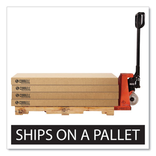 Picture of Adjustable Activity Tables, Square, 48" x 48" x 19" to 29", Gray Top, Silver Legs, 4/Pallet