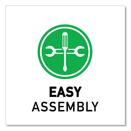 Picture of Adjustable Activity Table, Rectangular, 48" x 24" x 19" to 29", Granite Top, Black Legs, 4/Pallet