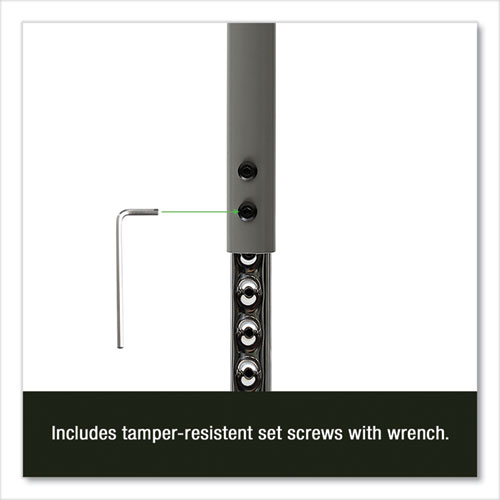 Picture of Adjustable Activity Table, Rectangular, 60" x 30" x 19" to 29", Medium Oak Top, Black Legs, 4/Pallet