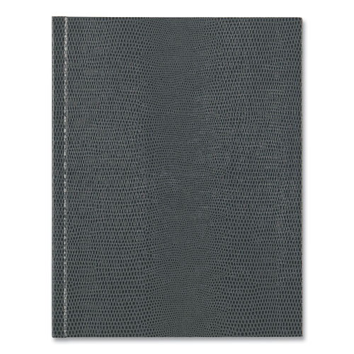 Picture of Executive Notebook, 1-Subject, Medium/College Rule, Cool Gray Cover, (72) 9.25 x 7.25 Sheets