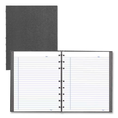 Picture of NotePro Notebook, 1-Subject, Medium/College Rule, Cool Gray Cover, (75) 9.25 x 7.25 Sheets