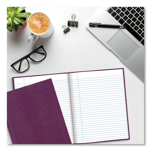 Picture of Executive Notebook, 1-Subject, Medium/College Rule, Grape Cover, (72) 9.25 x 7.25 Sheets
