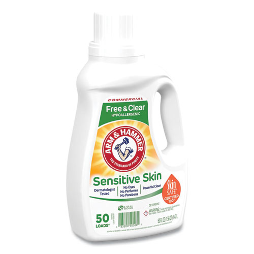 Picture of HE Compatible Liquid Detergent, Unscented, 50 Loads, 50 oz Bottle, 8/Carton