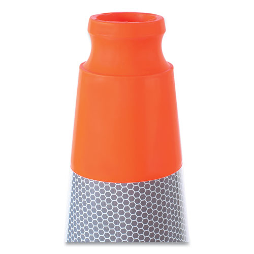 Picture of Traffic Cone, 10.75 x 10.75 x 28, Orange/Silver/Black
