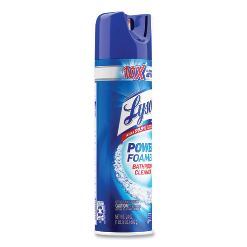 Picture of Power Foam Bathroom Cleaner, 24 oz Aerosol Spray, 12/Carton