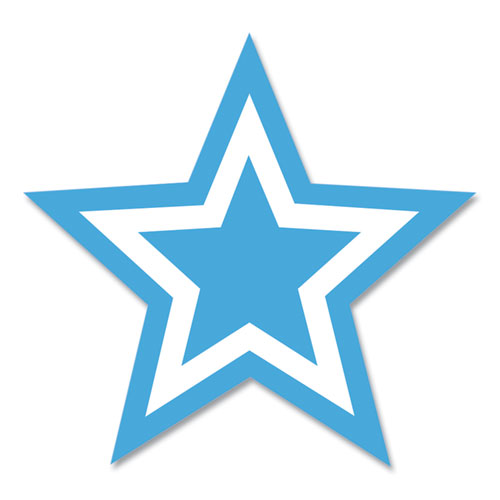 Picture of Specialty Stamp, Star Diagram, Light Blue