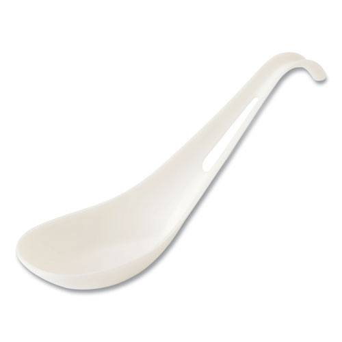 Picture of TPLA Compostable Cutlery, Asian Soup Spoon, White, 500/Carton