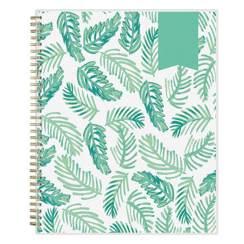 Picture of Day Designer Academic Year Weekly/Monthly Frosted Planner, Palms Artwork, 11 x 8.5, 12-Month (July to June): 2024 to 2025