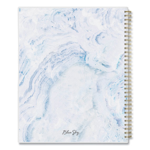 Picture of Gemma Academic Year Weekly/Monthly Planner, Geode Artwork, 11 x 8.5, Blue/Purple Cover, 12-Month (July to June): 2024 to 2025