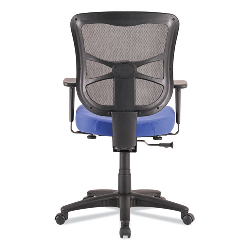 Picture of Alera Elusion Series Mesh Mid-Back Swivel/Tilt Chair, Supports Up to 275 lb, 17.9" to 21.8" Seat Height, Navy Seat