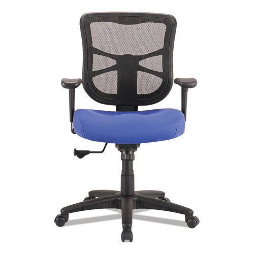 Picture of Alera Elusion Series Mesh Mid-Back Swivel/Tilt Chair, Supports Up to 275 lb, 17.9" to 21.8" Seat Height, Navy Seat