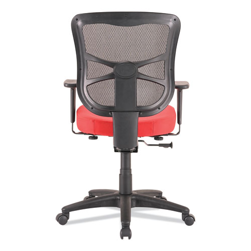 Picture of Alera Elusion Series Mesh Mid-Back Swivel/Tilt Chair, Supports Up to 275 lb, 17.9" to 21.8" Seat Height, Red