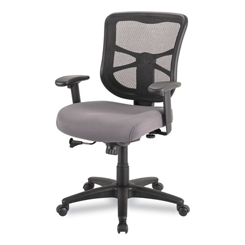 Picture of Alera Elusion Series Mesh Mid-Back Swivel/Tilt Chair, Supports Up to 275 lb, 17.9" to 21.8" Seat Height, Gray Seat