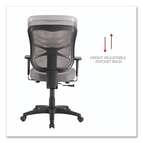 Picture of Alera Elusion Series Mesh Mid-Back Swivel/Tilt Chair, Supports Up to 275 lb, 17.9" to 21.8" Seat Height, Gray Seat