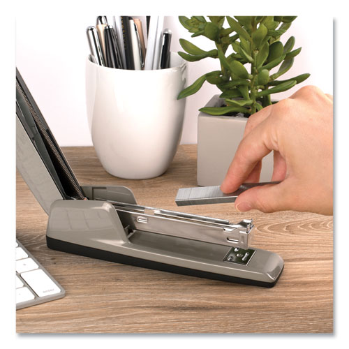 Picture of 747 Business Full Strip Desk Stapler, 30-Sheet Capacity, Steel Gray