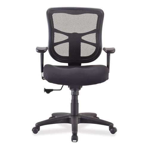 Picture of Alera Elusion Series Mesh Mid-Back Swivel/Tilt Chair, Supports Up to 275 lb, 17.9" to 21.8" Seat Height, Black