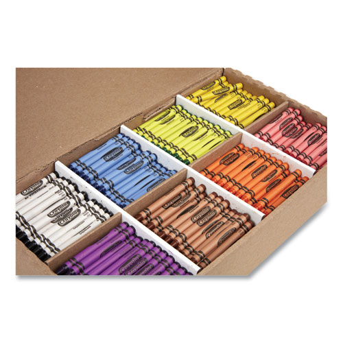 Picture of Classpack Regular Crayons, 8 Colors, 800/Box