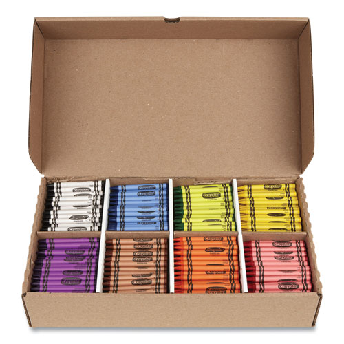 Picture of Classpack Regular Crayons, 8 Colors, 800/Box