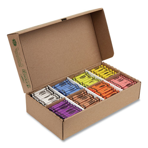 Picture of Classpack Regular Crayons, 8 Colors, 800/Box