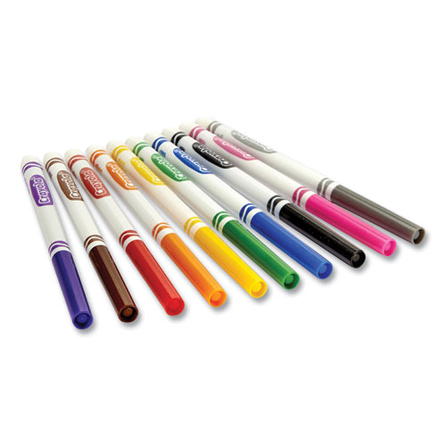 Picture of Fine Line 200-Count Classpack Non-Washable Marker, Fine Bullet Tip, Assorted Colors, 200/Box