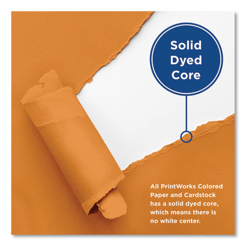 Picture of Color Paper, 24 lb Text Weight, 8.5 x 11, Orange, 500/Ream