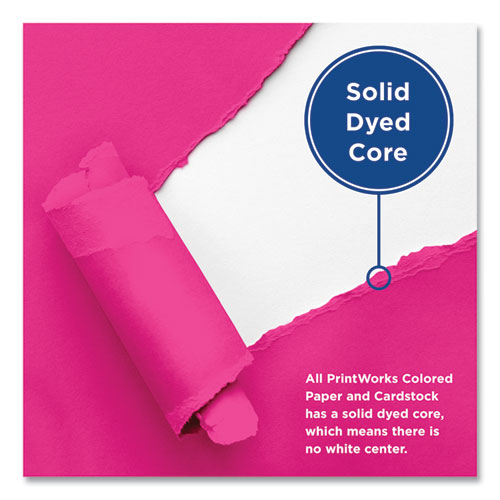 Picture of Color Paper, 24 lb Text Weight, 8.5 x 11, Fuchsia, 500/Ream