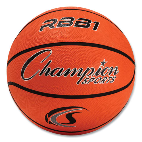 Picture of Rubber Sports Ball, For Basketball, No. 7 Size, Official Size, Orange