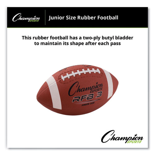 Picture of Rubber Sports Ball, For Football, Junior Size, Brown