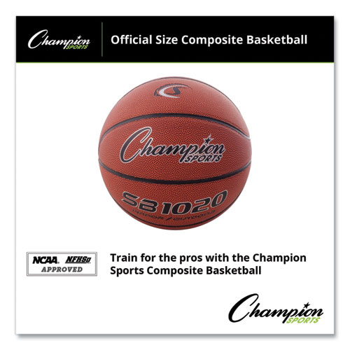 Picture of Composite Basketball, Official Size, Brown