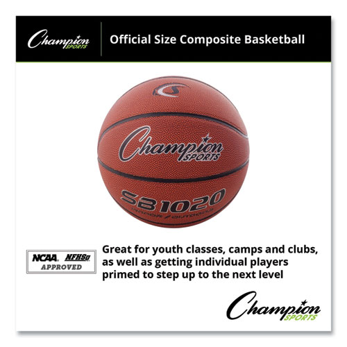 Picture of Composite Basketball, Official Size, Brown