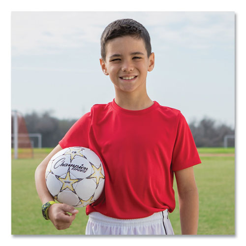 Picture of VIPER Soccer Ball, No. 3 Size, 7.25" to 7.5" Diameter, White