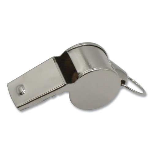 Picture of Sports Whistle, Medium Weight, Metal, Silver, Dozen