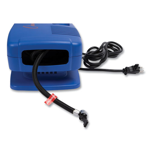 Picture of Electric Inflating Pump with Gauge, Hose and Needle, 0.25 hp Compressor, 50 psi, 8 ft Cord