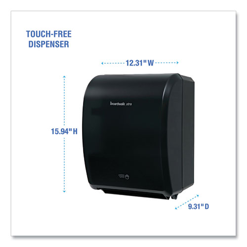 Picture of Xtra Electronic Hand Towel Dispenser, 12.31 x 9.31 x 15.94, Black