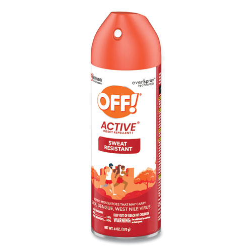 Picture of ACTIVE Insect Repellent, 6 oz Aerosol Spray, 12/Carton