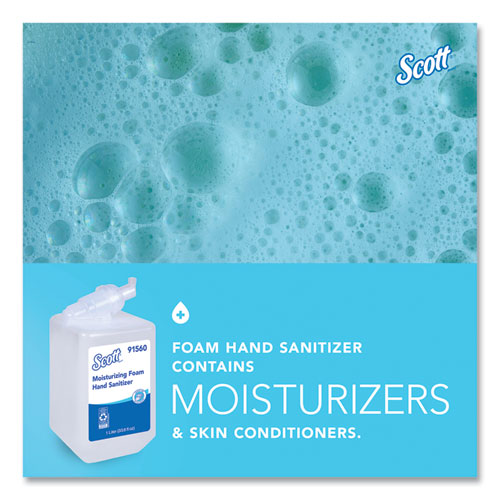 Picture of Pro Moisturizing Foam Hand Sanitizer, 1,000 mL Refill, Fruity Cucumber Scent, 6/Carton