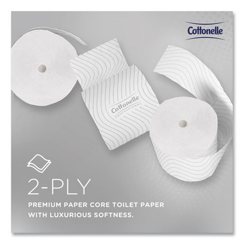 Picture of Clean Care Bathroom Tissue, Septic Safe, 2-Ply, White, 900 Sheets/Roll, 36 Rolls/Carton