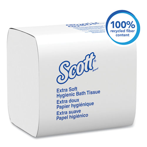 Picture of Hygienic Bath Tissue, Septic Safe, 2-Ply, White, 250/Pack, 36 Packs/Carton