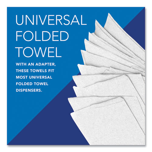 Picture of Pro Scottfold Towels, 1-Ply, 7.8 x 12.4, White, 175 Towels/Pack, 25 Packs/Carton