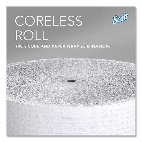 Picture of Essential Coreless JRT, Septic Safe, 1-Ply, White, 3.75 x 2,300 ft, 12 Rolls/Carton