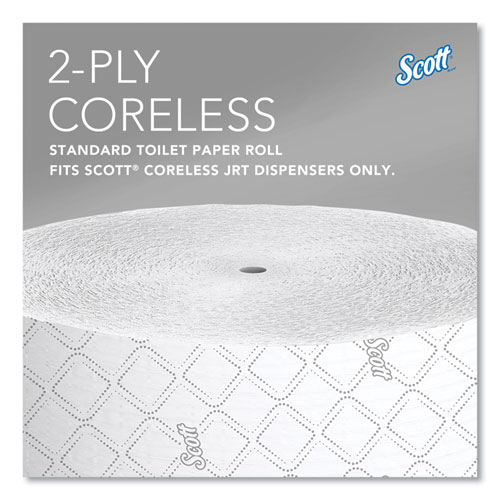 Picture of Essential Coreless JRT, Septic Safe, 2-Ply, White, 3.75" x 1,150 ft, 12 Rolls/Carton